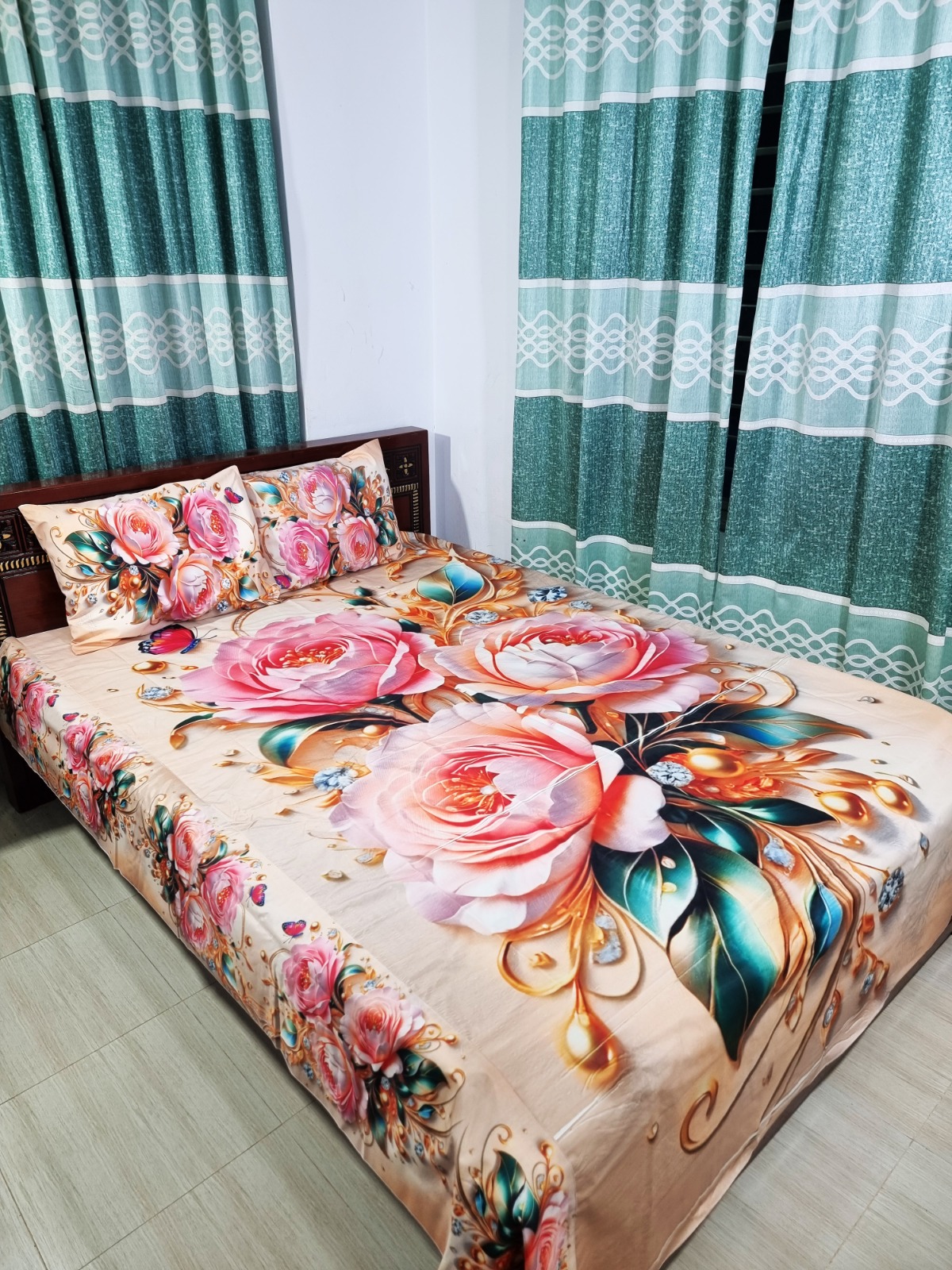 ওয়াটারপ্রুফ থ্রিডি বেডশীট